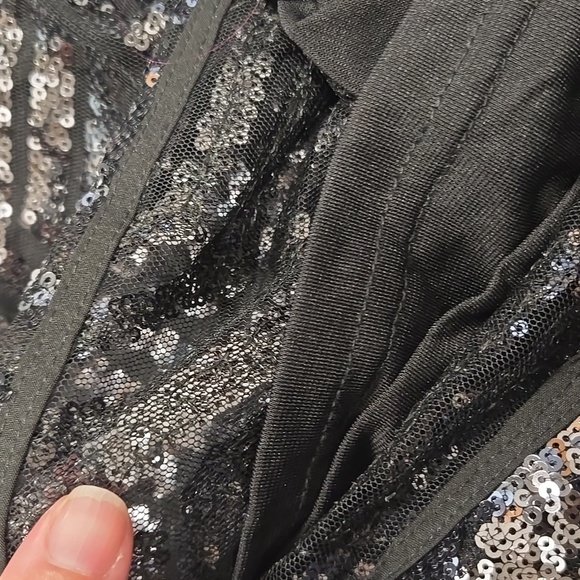 CITY CHIC- "Bright Lights" Black Sequins Night Out-Size 18 (M) - Picture 15 of 15